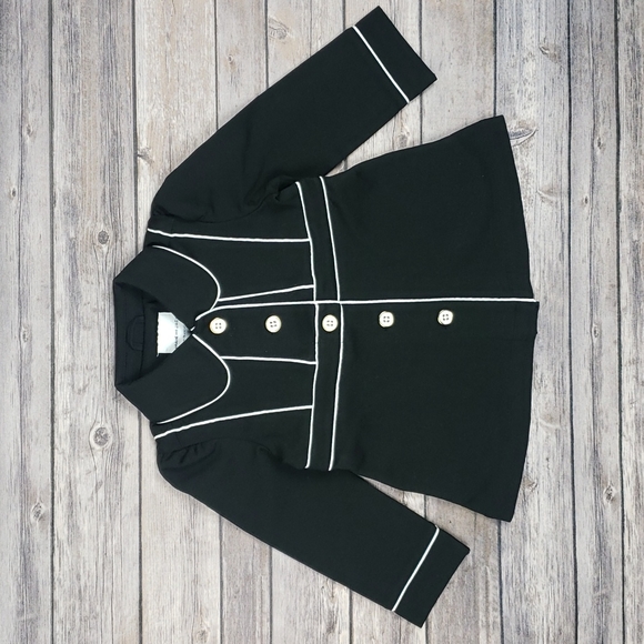 NWOT Janie and Jack Baby Girls Ponte Long Jacket